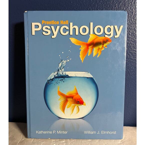 Prentice Hall Psychology Textbook by Minter & Elmhorst College Intro Psych Book - Picture 1 of 11